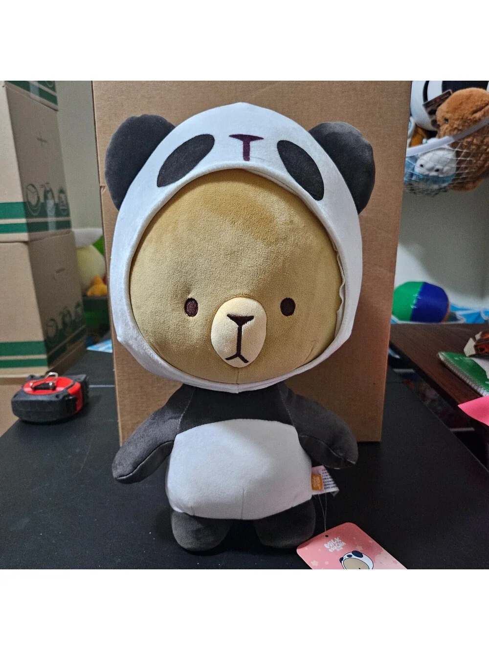 14-inch Panda Mocha plush from the Milk Mocha Bear collection